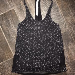 Lululemon Spotted Mesh Tank size 2